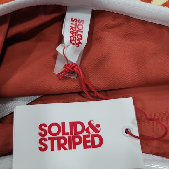 Solid & Striped The Madeline Swimsuit in Bronze Rib Sz SM - Picture 11 of 14